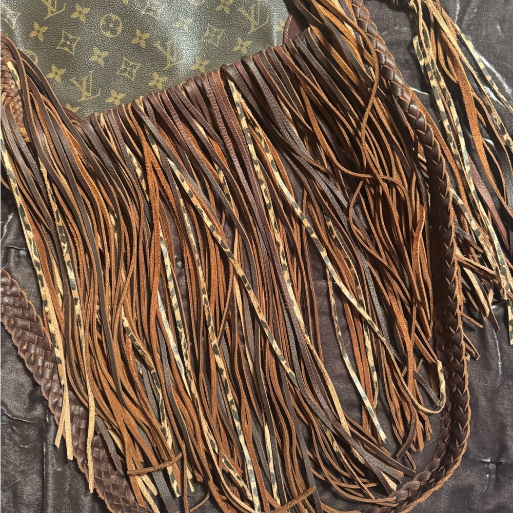 Repurposed Louis Vuitton Crossbody - Picture 3 of 6